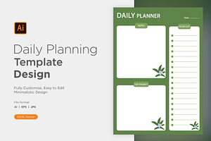 Daily Planner Sheet Design -32