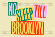 AL Brooklyn, a Sans Serif Font by Adam Lock (Thumbnail 5 of 6)