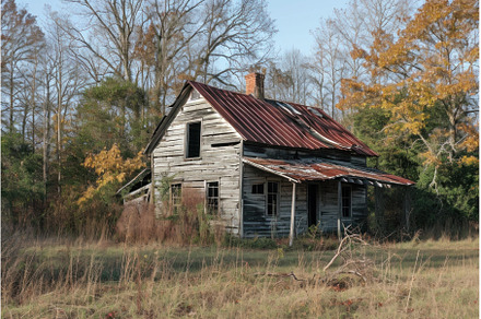 Antiquated Abandoned wooden house, an Architecture Photo by Ylivdesign