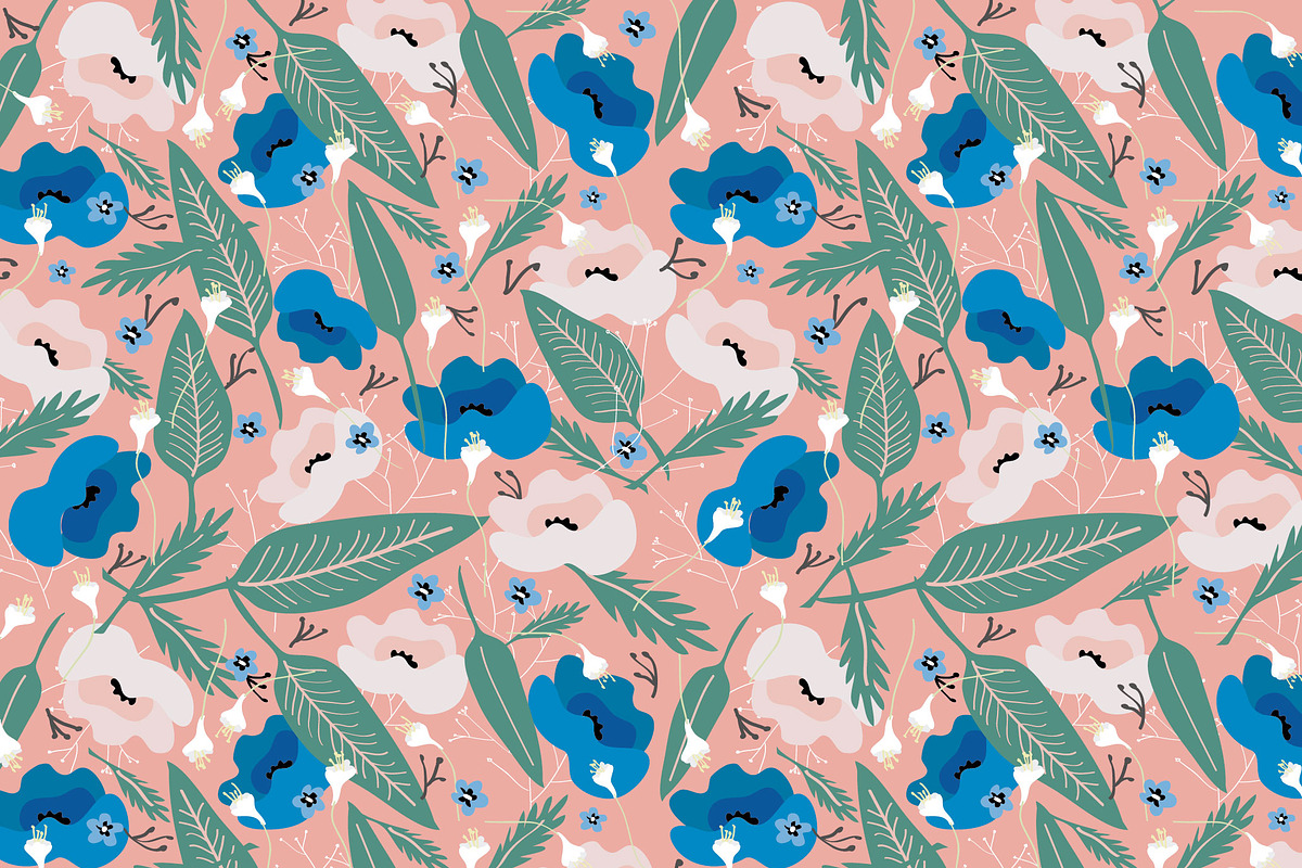 Botanical Pattern, a Pattern Graphic by Anis Illustration (Photo 5 of 6)