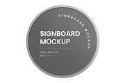 Outdoor Sign Mockup, a Product Mockup by graphypix (Thumbnail 3 of 4)