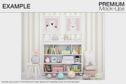 Nursery Wallpaper & Frames Mockups, a Product Mockup by mock-ups (Thumbnail 17 of 23)