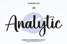 Analytic | Script Font