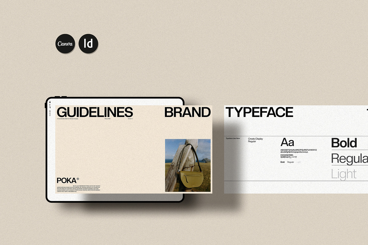 POKA | Brand Guideline Templates, a Presentation Template by evgenystudio (Photo 7 of 10)
