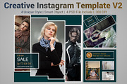 Instagram  Templates V2, a Social Media Template by MithunLekson (Thumbnail 1 of 3)