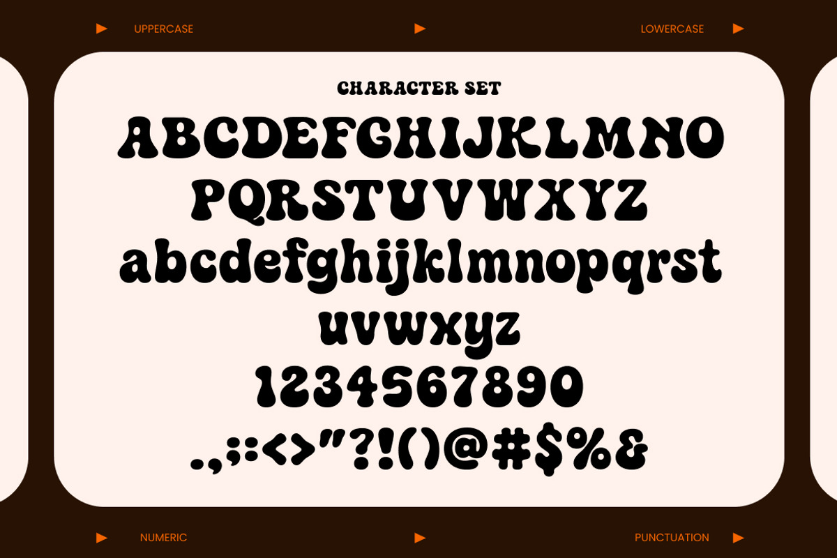 Cornery Groovy Retro Font, a Serif Font by Rasio Studio (Photo 2 of 7)