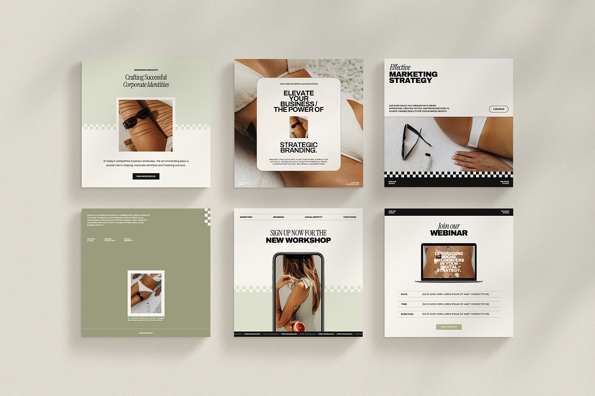ADE / Social Media Kit (II), a Social Media Template by Wildnun Studio (Photo 14 of 23)