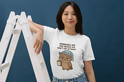 Funny Tired Owl Sublimation, an Animal Illustration by Smillyy Threads (Thumbnail 3 of 6)