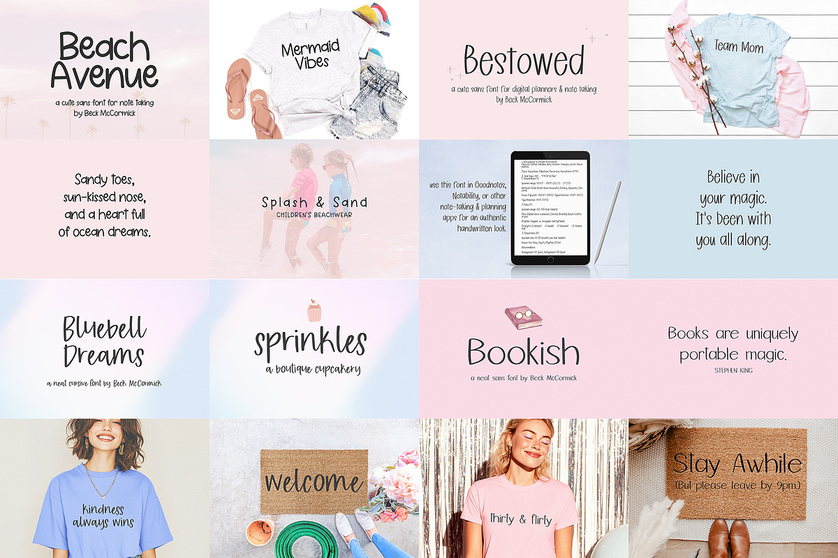 Goodnotes Font Bundle Volume 2, a Handwritten Font by Beck McCormick (Photo 2 of 10)