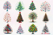 Doodle Christmas Tree Sublimation, an Illustration by Dream Creation (Thumbnail 4 of 5)