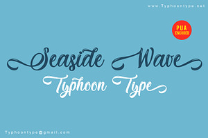 Seaside Wave Font