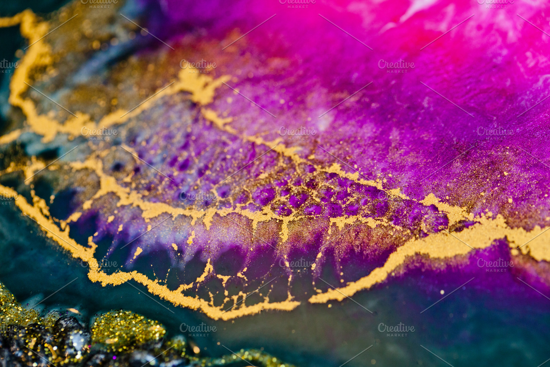 Epoxy resin art. Abstract compositio, a Background Photo by eleana