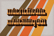 Champione | Retro Font with Extrude, a Serif Font by Almeera Std (Thumbnail 5 of 12)