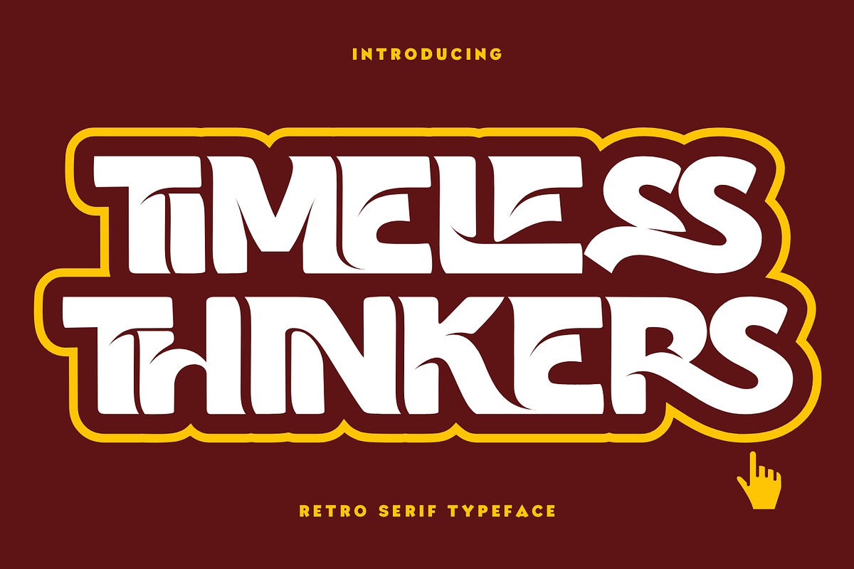 Timeless Thinkers Font, a Sans Serif Font by 177Studio (Photo 1 of 8)