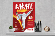 Karate Class Academy Flyer Template, a Flyer Template by Boostock (Thumbnail 3 of 6)