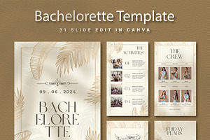 Tropical Bachelorette Itinerary Canv