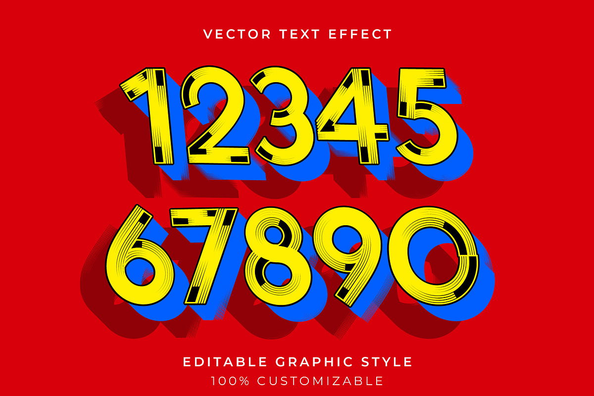 Retro Pop Art Text Effect preview 2