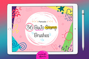 BuJo Brush Stamps for Procreate, a Brush Add-On by Nicole Dawn Design (Thumbnail 1 of 5)
