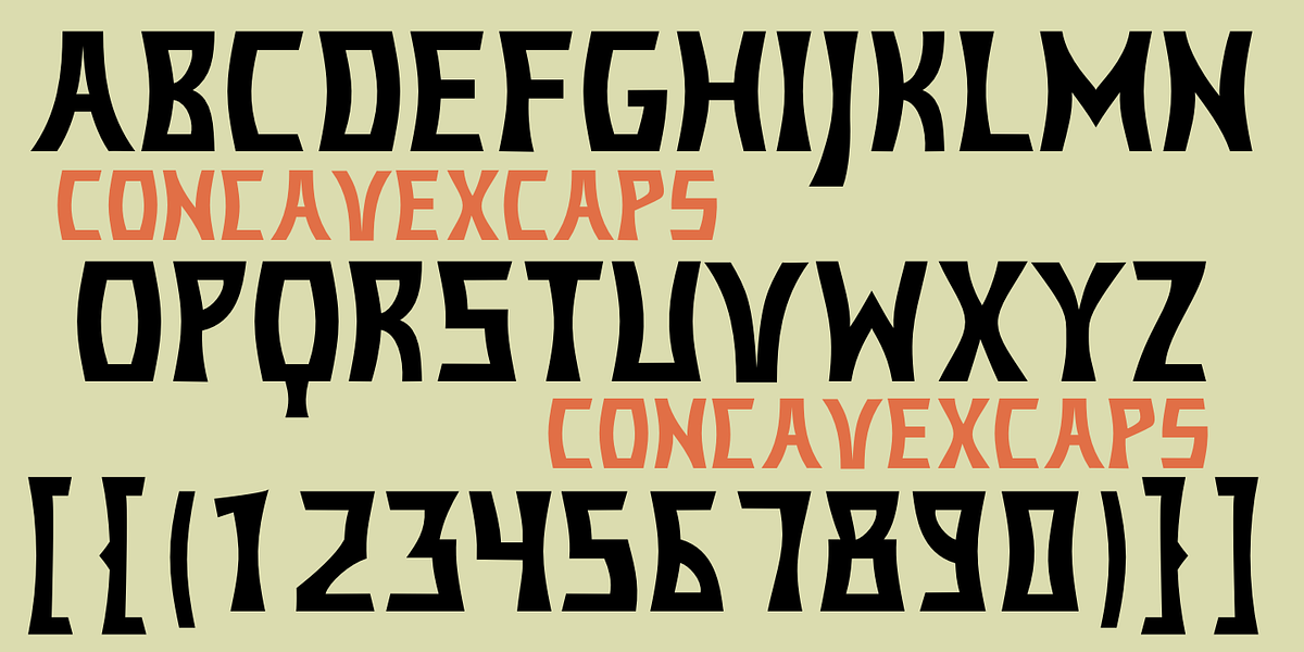 Concavex, a Sans Serif Font by Ingrimayne Type (Photo 4 of 7)