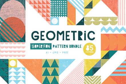(Super Fun) Geometric Patterns, a Pattern Graphic by Anugraha Design
