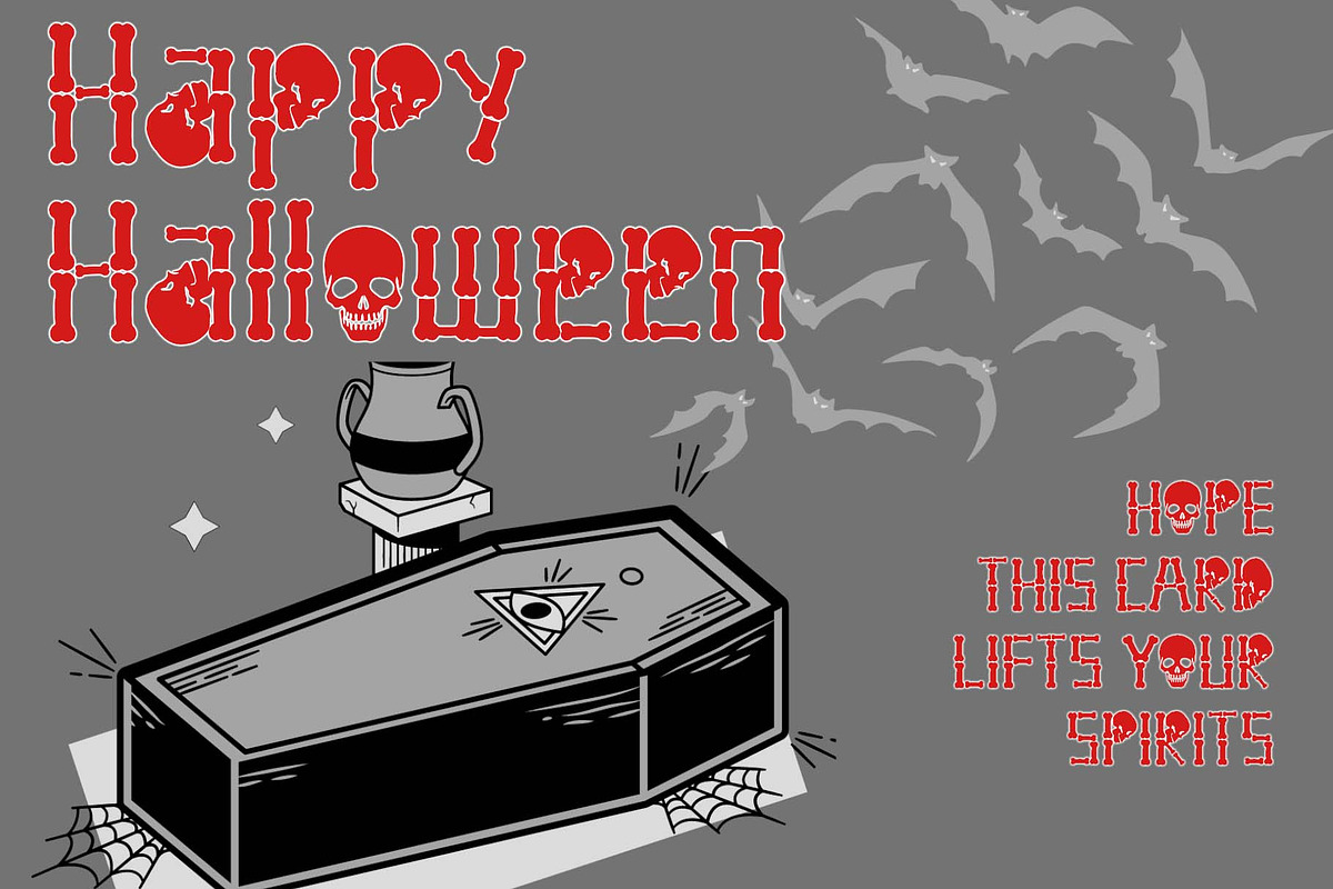 Ghost Skeleton, a Font by Yoga Letter (Photo 6 of 7)