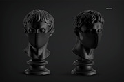 Face Mask on an Sculpture Mockup, a Mask Mockup by HelenStock (Thumbnail 6 of 8)