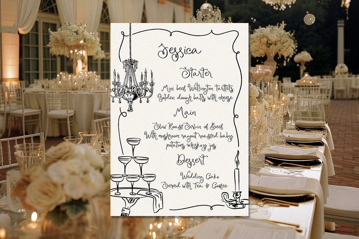 Cher Jardin | Whimsical Handwriting, a Script Font by Calamar Studio (Photo 9 of 19)