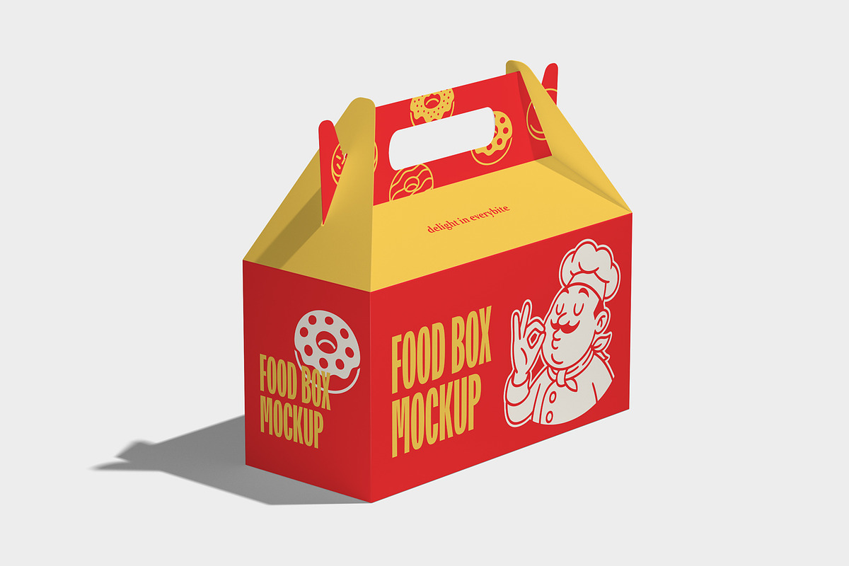 Food Box Mockups, a Mockup by artimasa (Photo 3 of 5)
