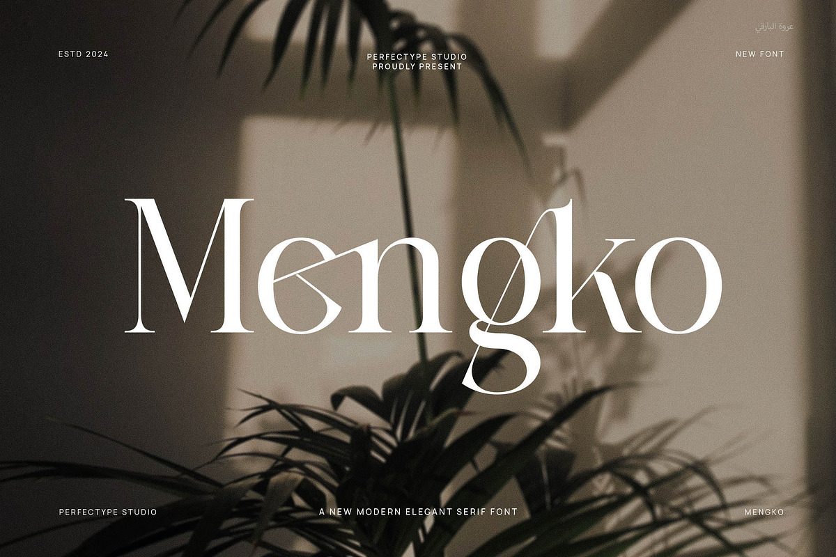 Mengko Elegant Serif Font, a Serif Font by Perfectype (Photo 1 of 8)
