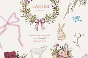 Hand Drawn Easter Watercolor Set, an Object Graphic by Laras Wonderland (Thumbnail 5 of 11)