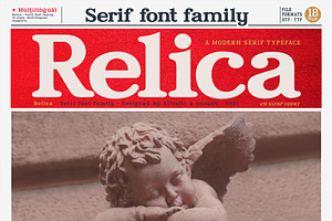 Relica - Serif Font Family