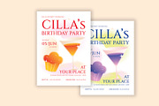 Creative Birthday Party Invitation, a Card Template by Neermana (Thumbnail 4 of 4)