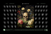 Rosella Mirakle Typeface, a Blackletter Font by alit design (Thumbnail 9 of 20)