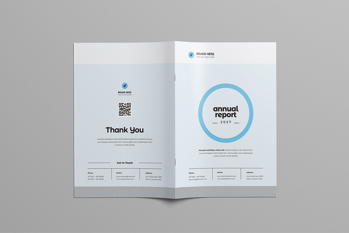 Annual Report | Canva & InDesign, a Brochure Template by HiveArts (Photo 9 of 9)