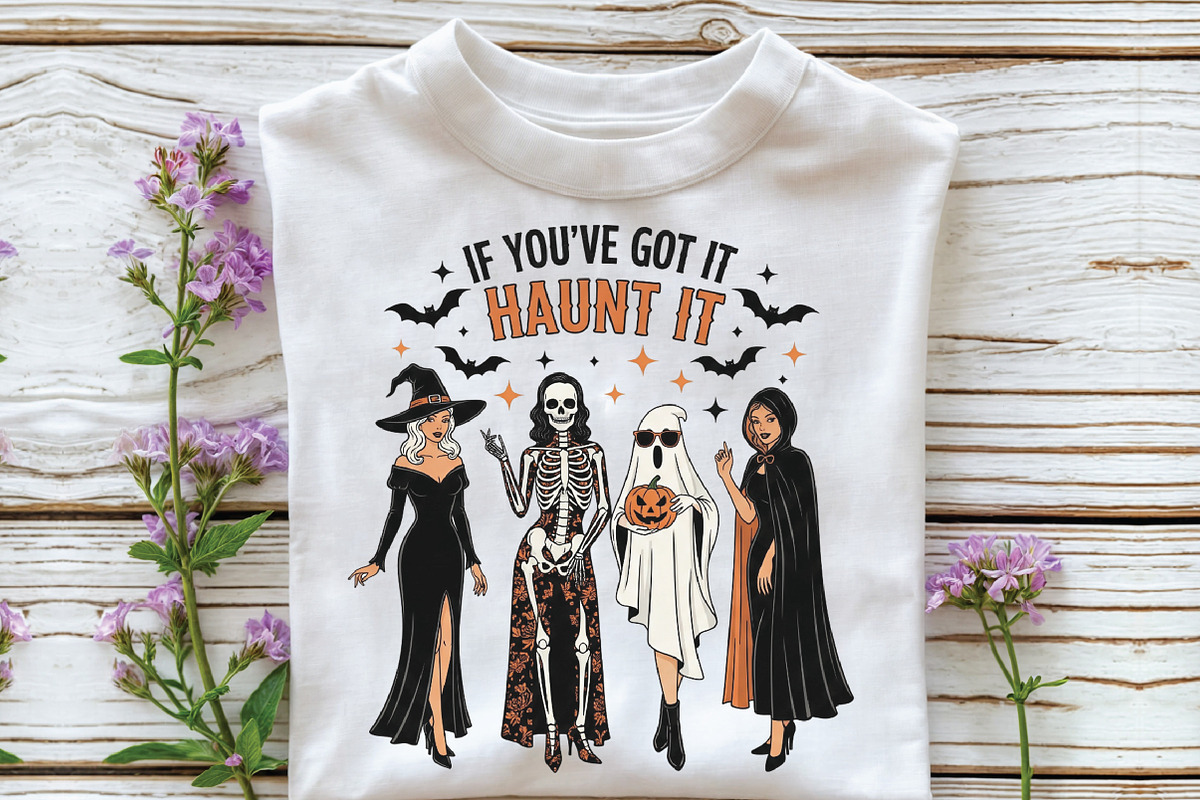 Sarcastic Halloween Haunt It PNG, an Illustration by CraftArtStudio (Photo 2 of 4)