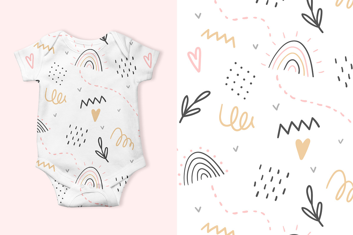 Kids cute seamless pattern, a Pattern Graphic by hanifa_design (Photo 6 of 10)