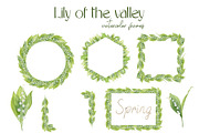 Lily Of The Valley Watercolor Flower, a Seasonal Illustration by NataliArkushArt (Thumbnail 11 of 14)