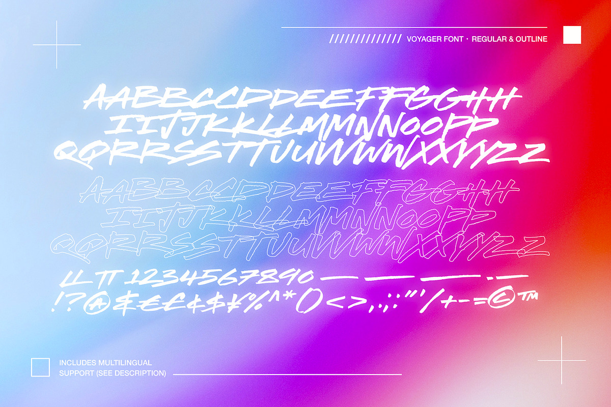 Voyager Brush Font, a Handwritten Font by Sam Parrett (Photo 7 of 7)