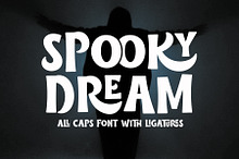 Spooky Dream - All Caps Spooky Font