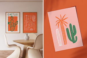 Cactus Patterns, Graphics & More