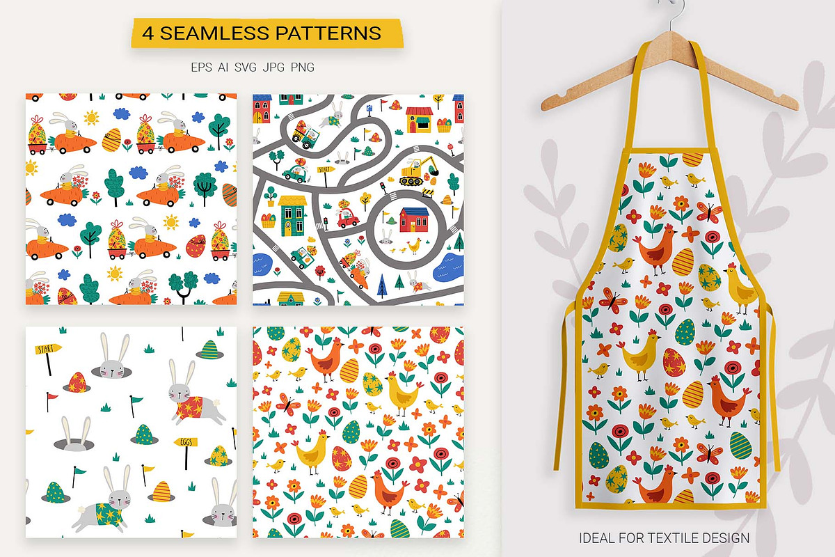 Egg Hunt Map. Map Creator, a Seasonal Illustration by Irina Ostapenko (Photo 5 of 11)