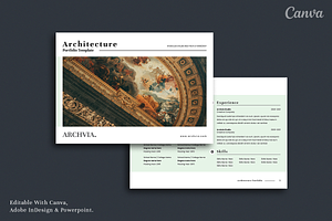 Architecture Portfolio | Canva, a Brochure Template by ArtisticLand