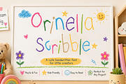 Orinella Scribble Font, a Handwritten Font by Letterhanna Studio (Thumbnail 2 of 8)