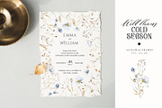 Cold season - watercolor wildflowers, a Decorative Illustration by Pamyatka Shop (Thumbnail 4 of 18)