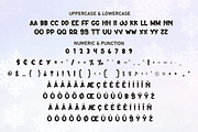 Holiday Snowflakes | Script Font, a Script Font by Scratchones (Thumbnail 7 of 8)