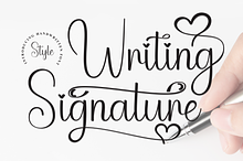 Writing Signature | Script Font