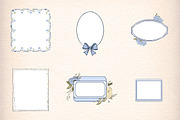 Cottage Dreams Patterns Frames Bow, an Illustration by Digital Artistic99 (Thumbnail 2 of 8)