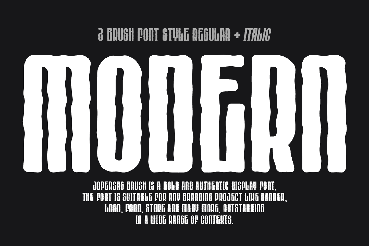 Jopersag Brush, a Handwritten Font by QR Design Studio (Photo 3 of 10)