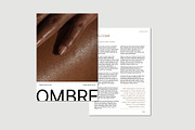 Ombre Beauty Magazine Template, a Magazine Template by Gem Media (Thumbnail 1 of 4)