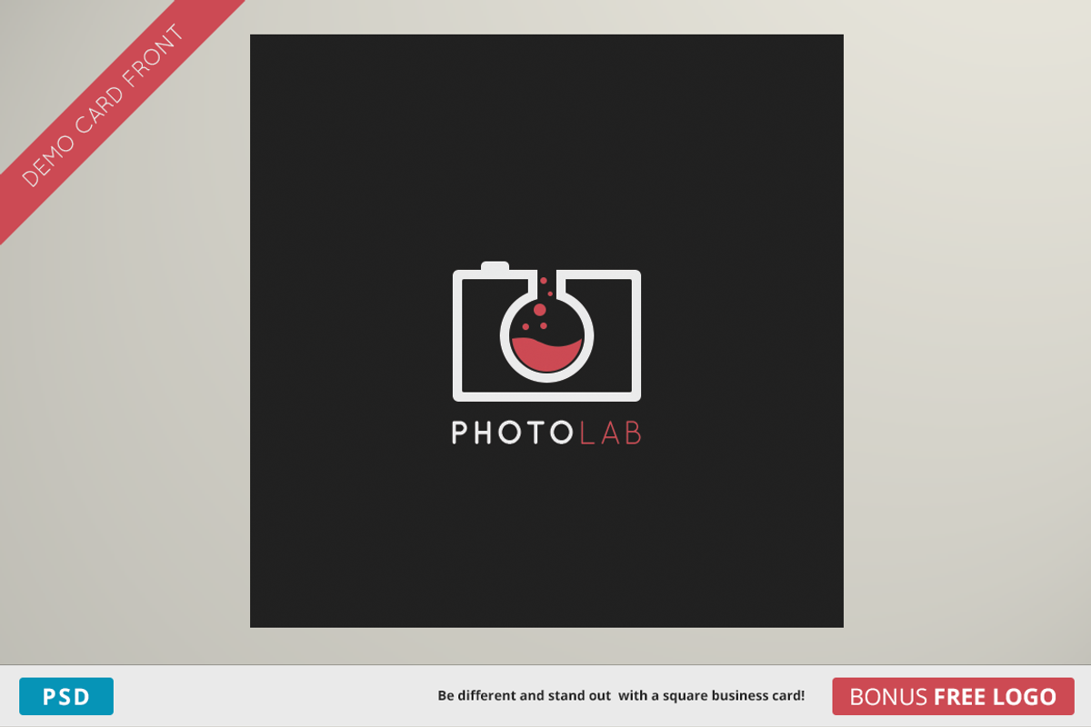 PhotoLab Business Card - Square, a Business Card Template by SketoNeto (Photo 3 of 5)